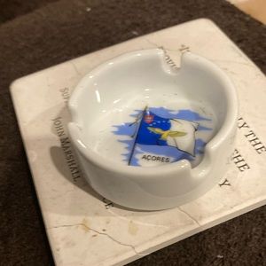 Souvenir mini ashtray from the Azores